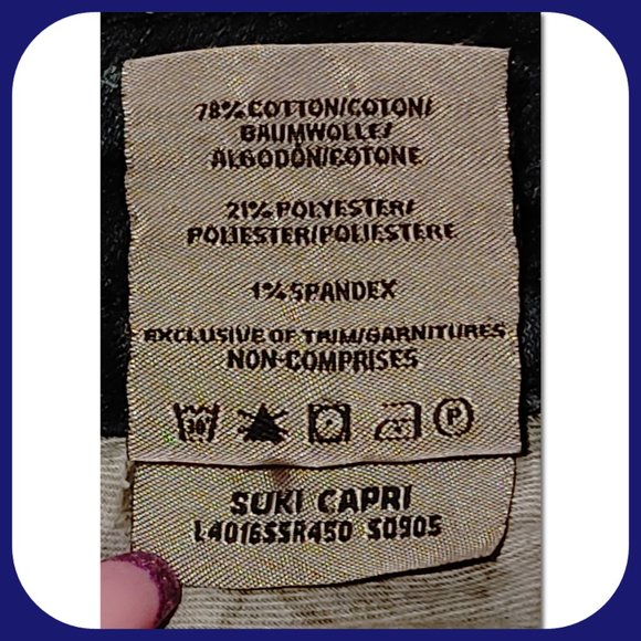 SILVER JEANS || Stretch Suki Capri (SIZE W29) - Picture 8 of 8